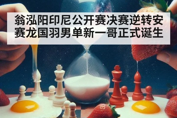 翁泓阳印尼公开赛决赛逆转安赛龙国羽男单新一哥正式诞生